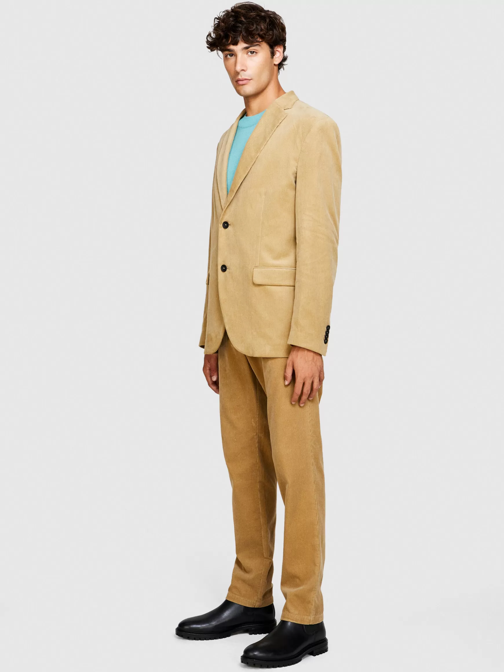 Giacche e Cappotti<Sisley Blazer in velluto a costine Beige