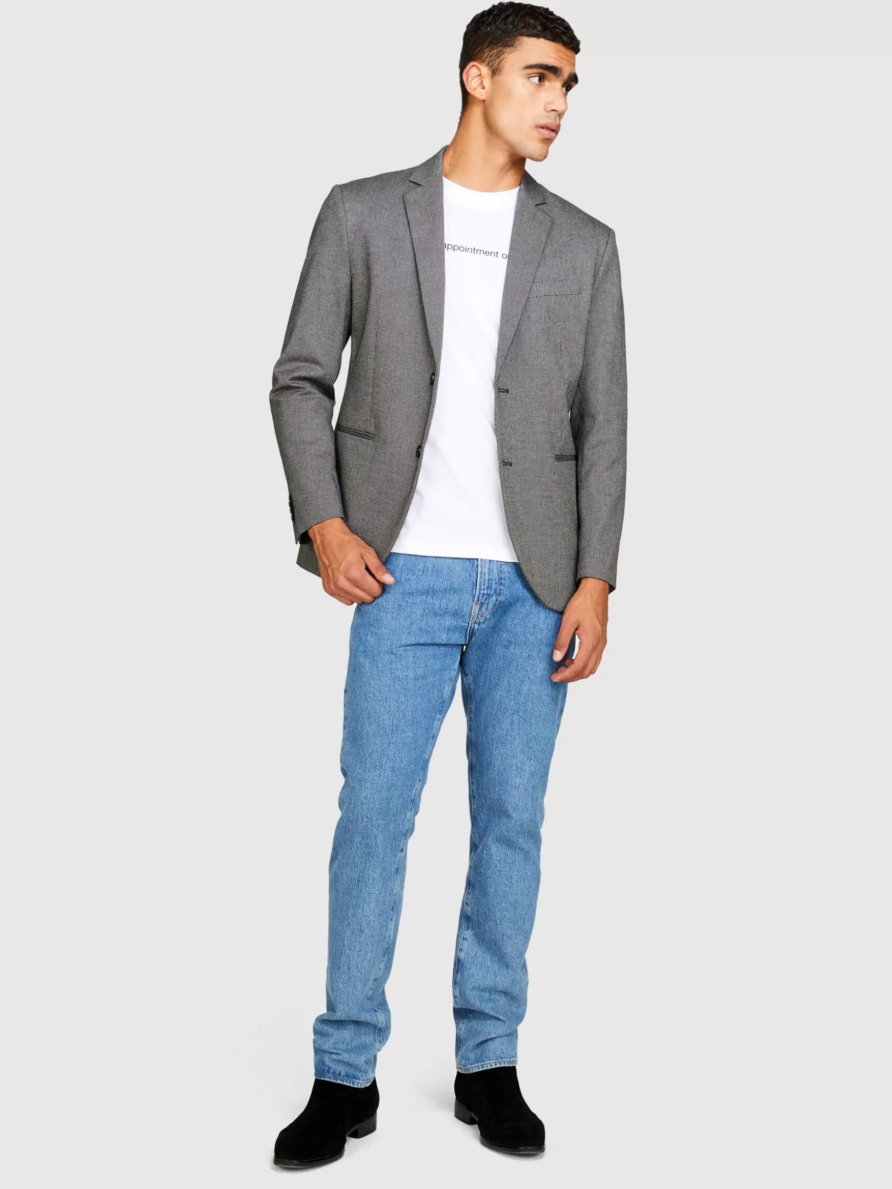 Giacche e Cappotti<Sisley Blazer slim comfort fit Grigio Scuro