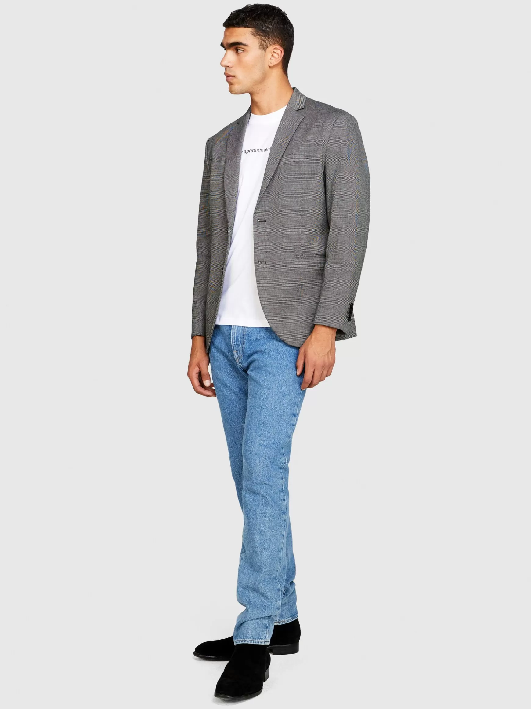 Giacche e Cappotti<Sisley Blazer slim comfort fit Grigio Scuro