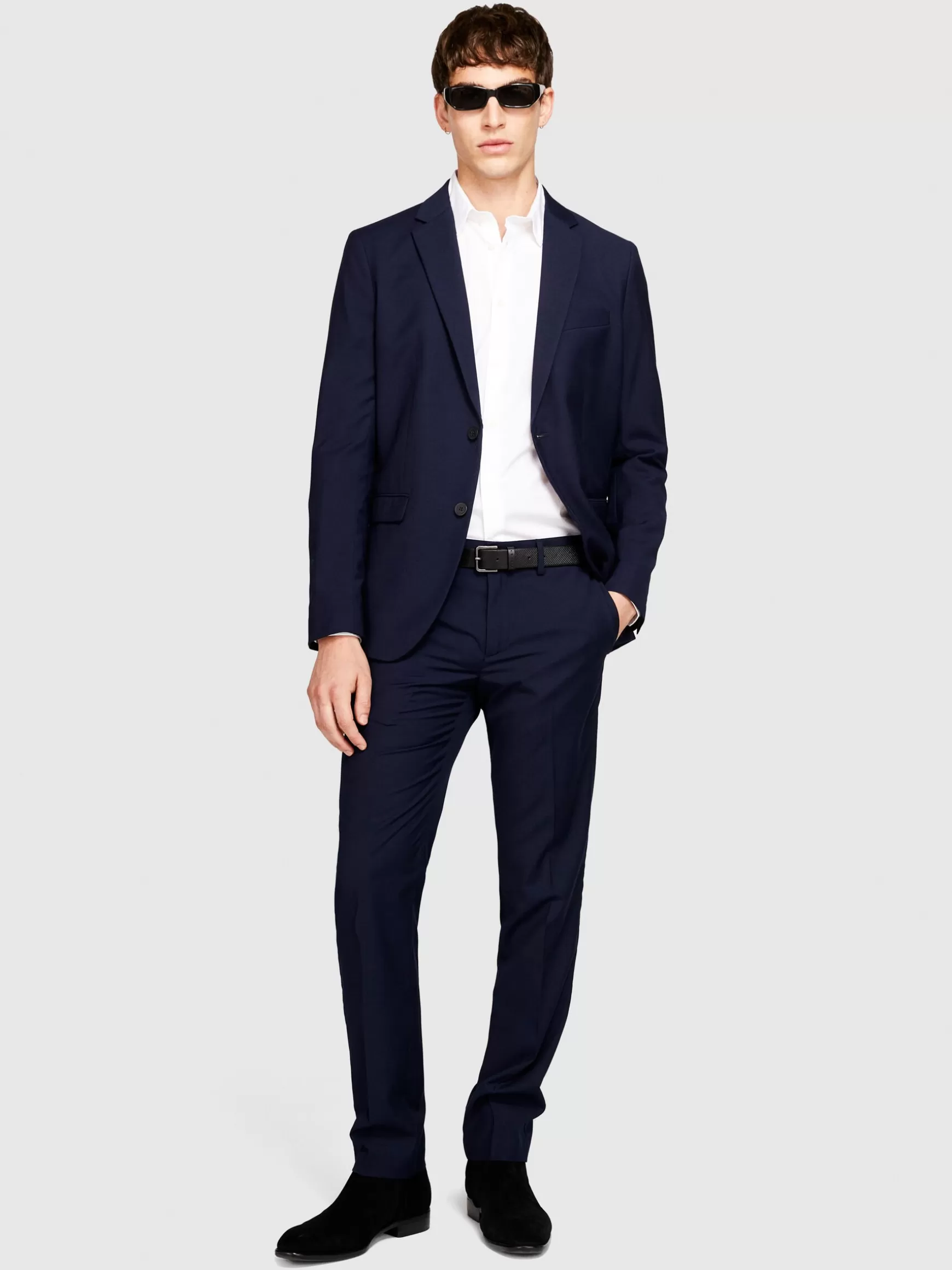 Giacche e Cappotti<Sisley Blazer slim fit Blu Scuro