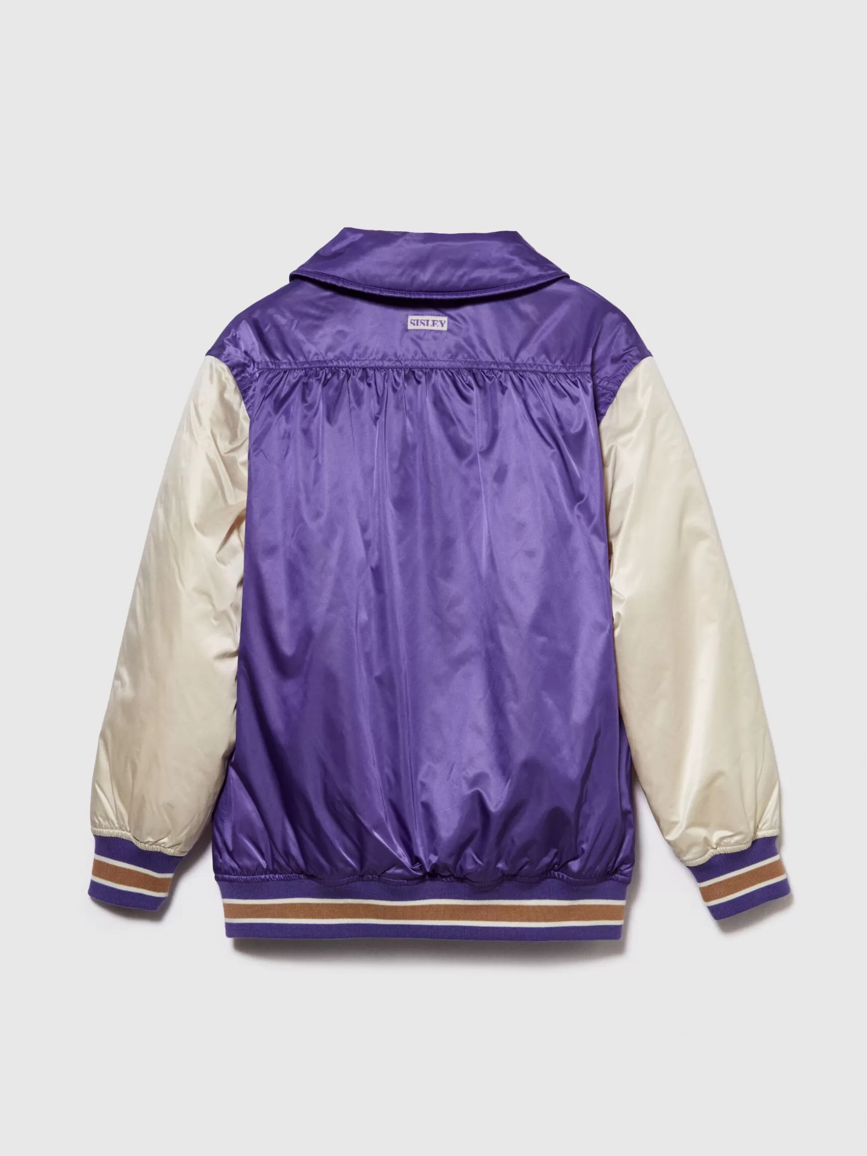 Giacche e Cappotti<Sisley Bomber over in raso Viola