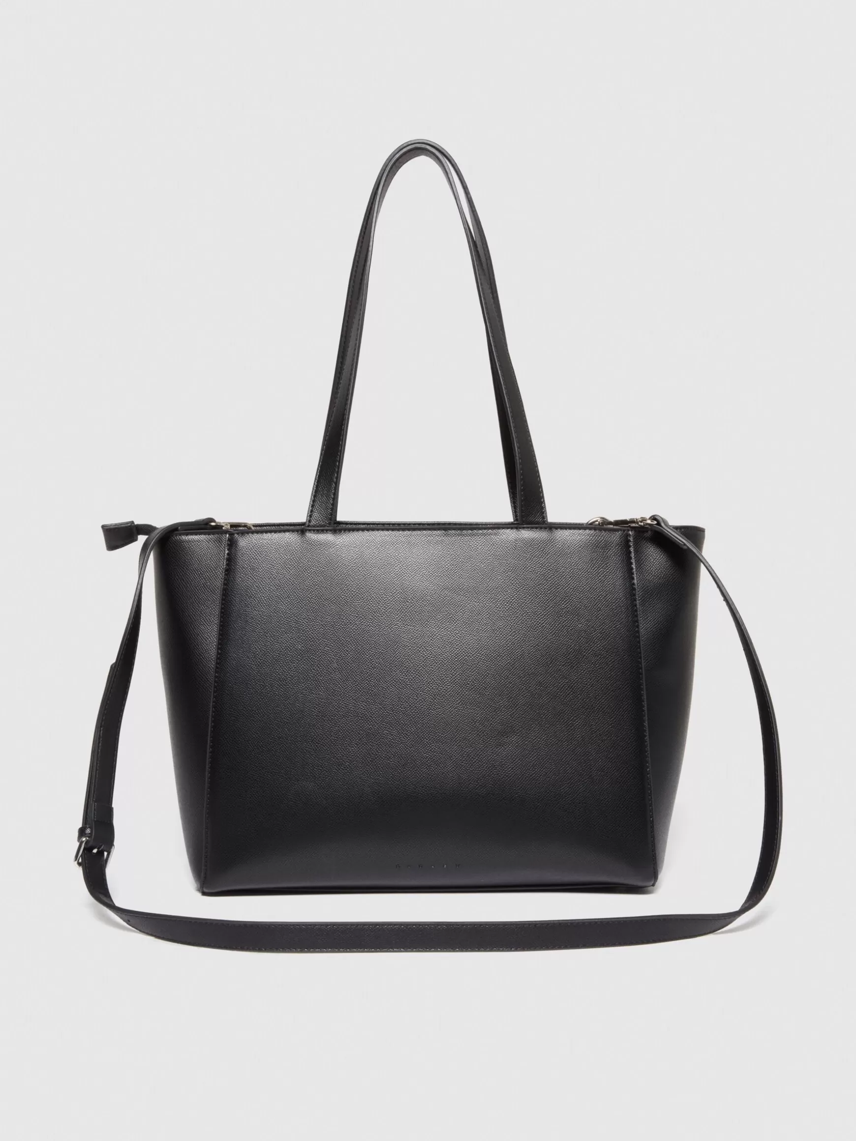 Borse<Sisley Borsa tote con tracolla Nero