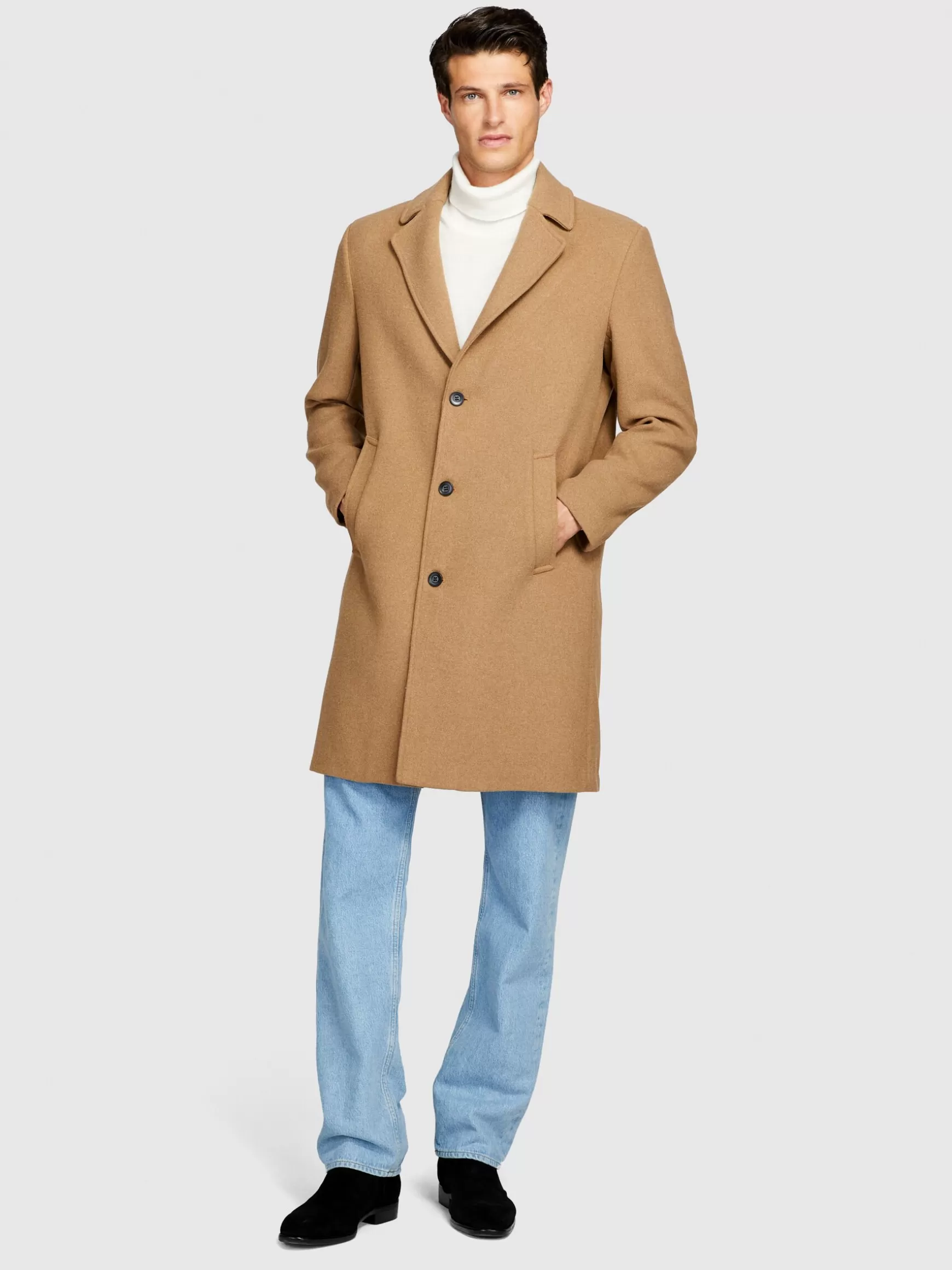 Giacche e Cappotti<Sisley Cappotto regular fit Cammello