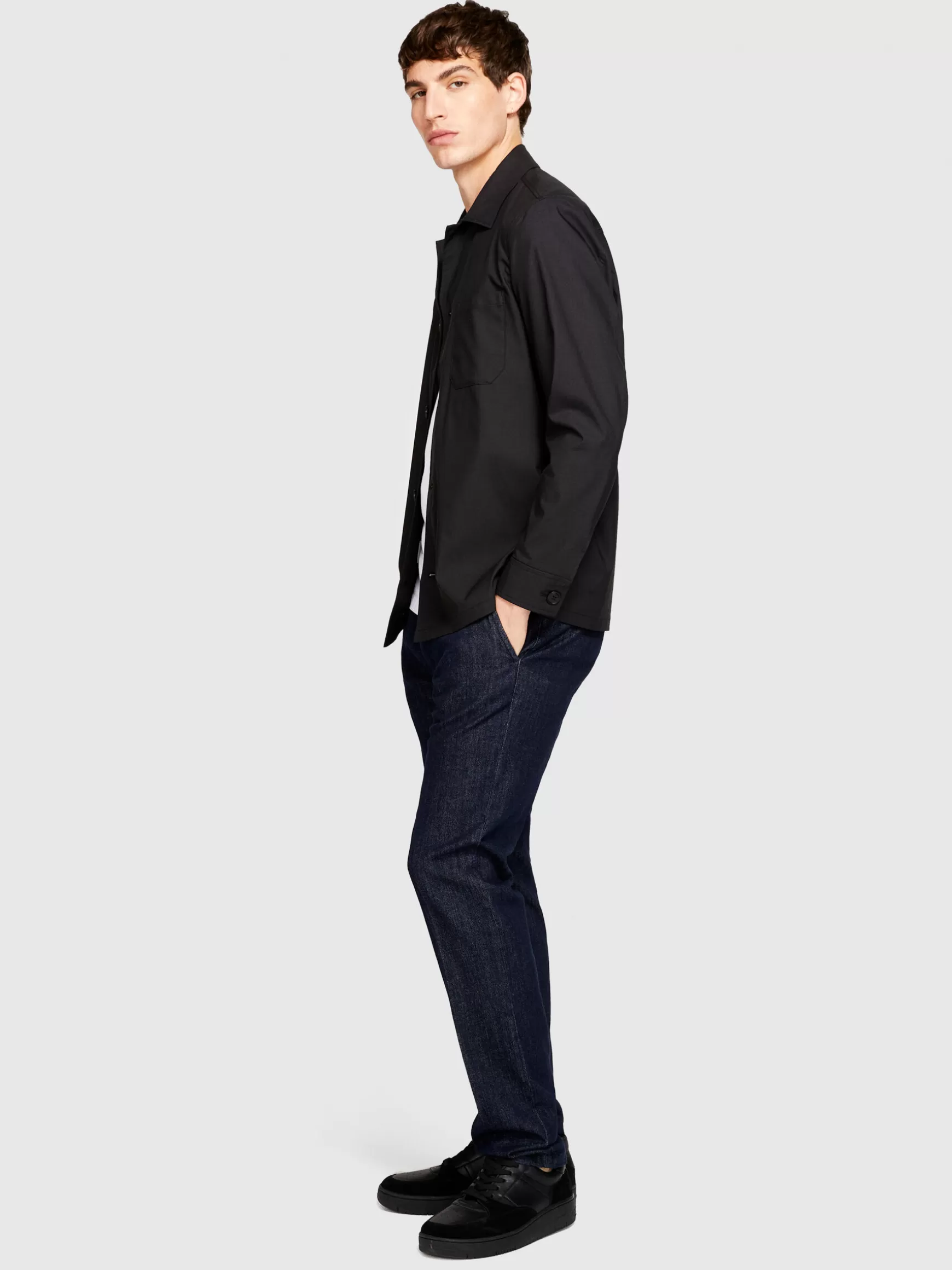 Pantaloni | Jeans<Sisley Chino Baltimora in denim Blu Scuro