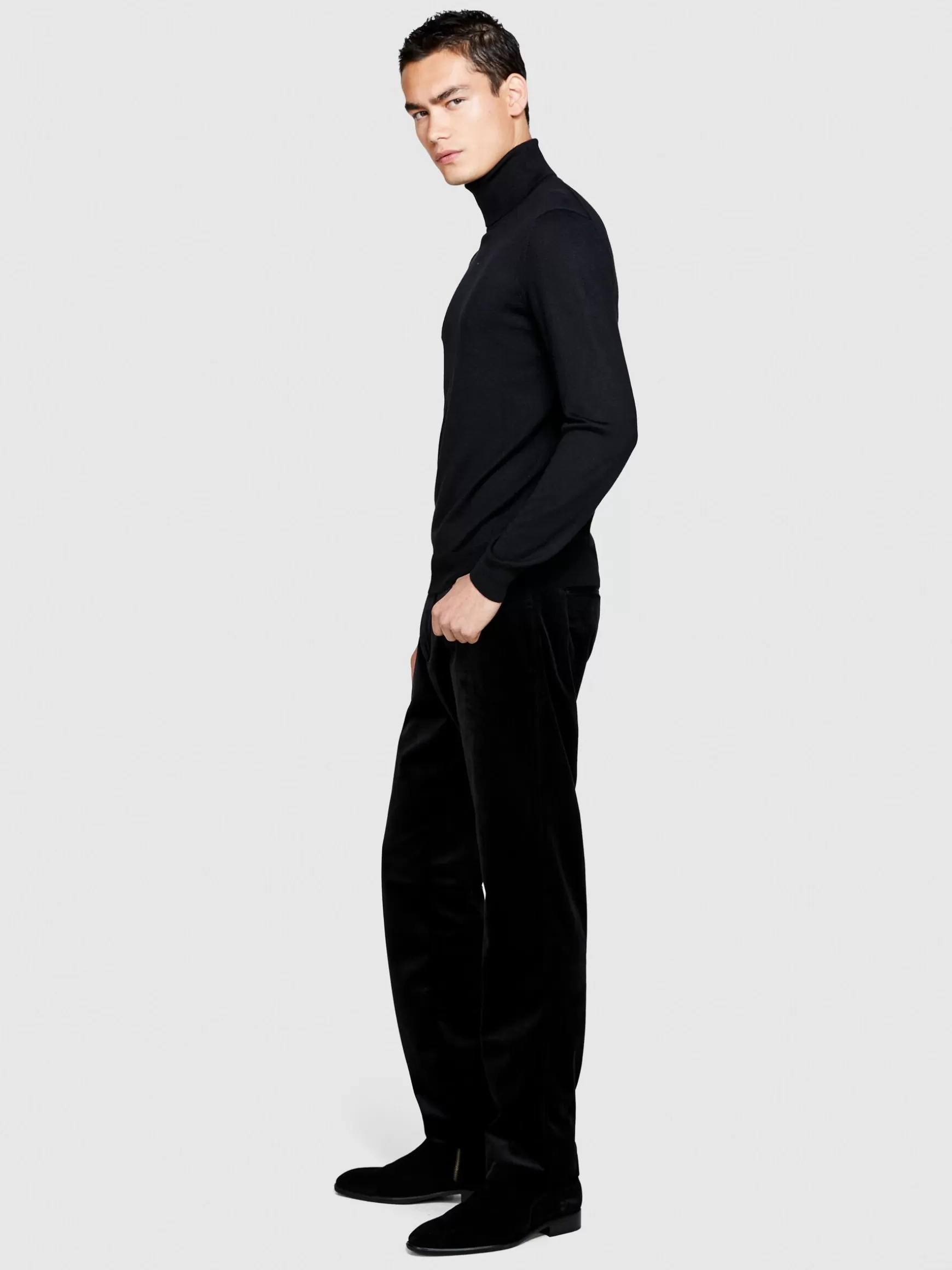 Pantaloni<Sisley Chino in velluto Nero