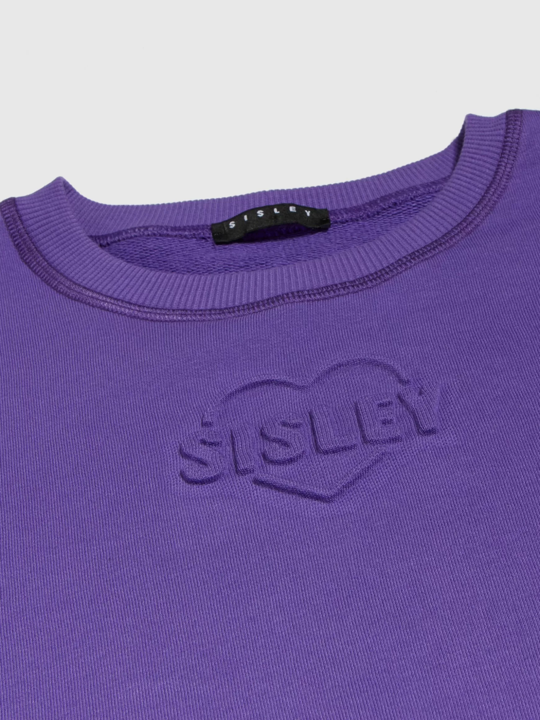 Pullover e Cardigan<Sisley Felpa con stampa a rilievo Viola