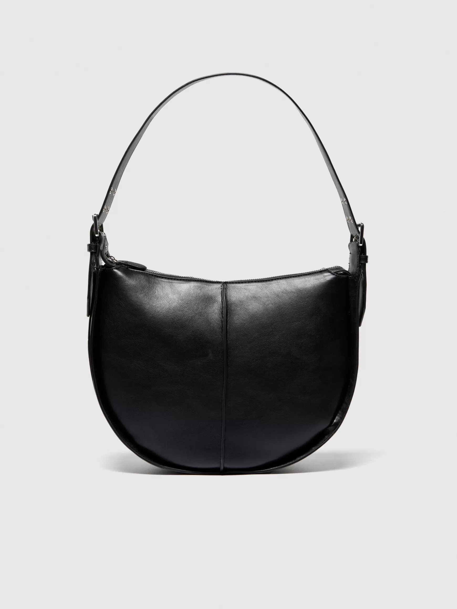 Borse<Sisley Hobo con fibbie Nero