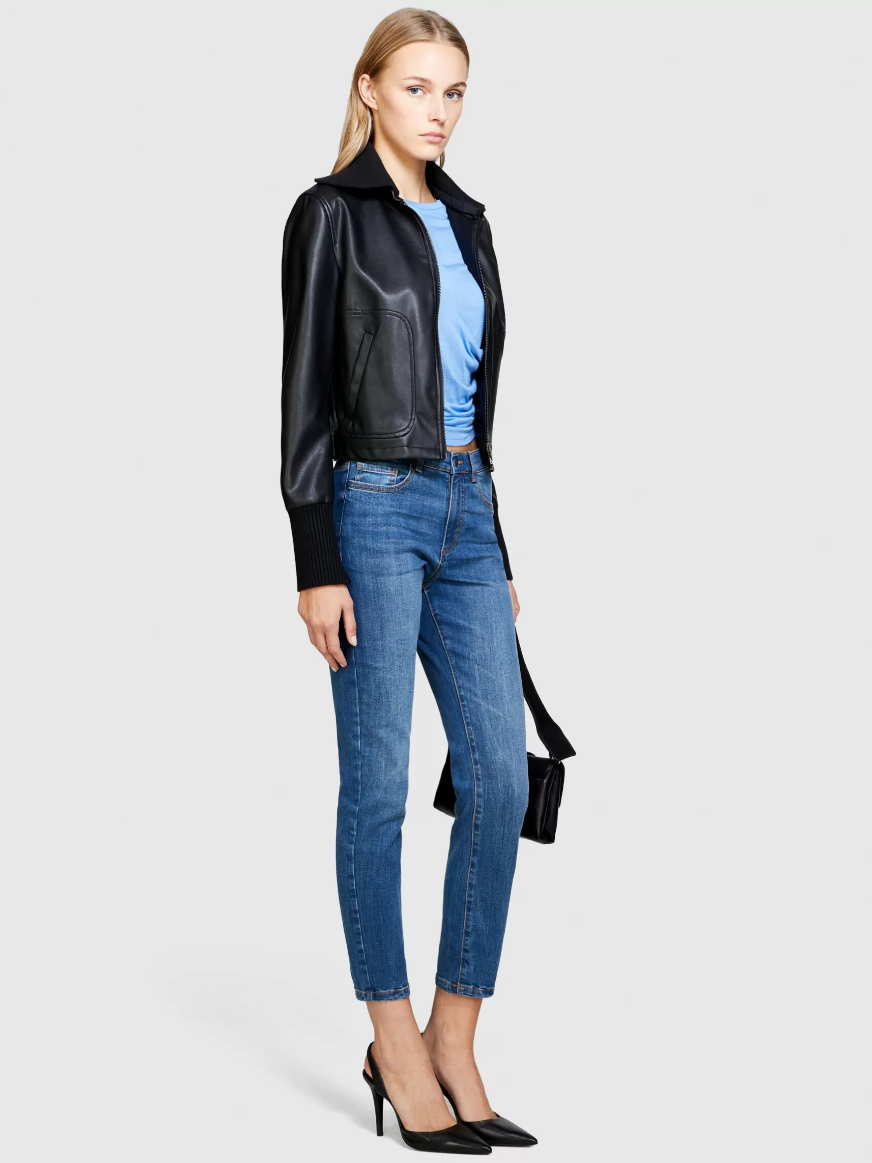 Jeans<Sisley Jeans Papeete skinny fit Blu Scuro