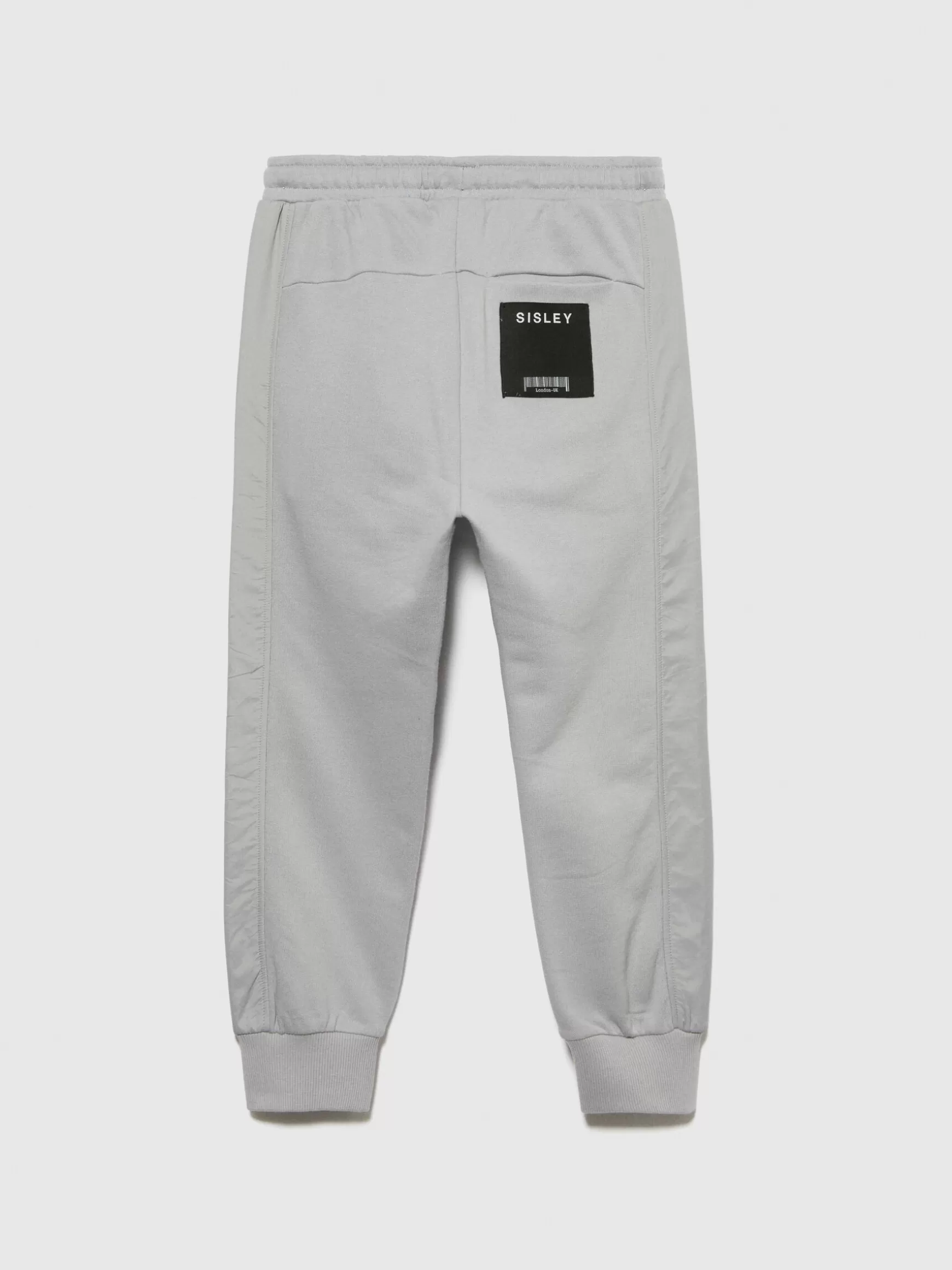 Pantaloni<Sisley Joggers mix materia Grigio Chiaro