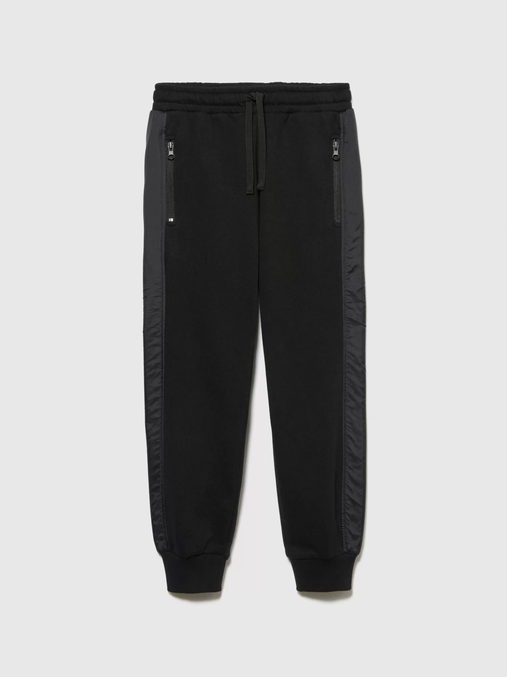 Pantaloni<Sisley Joggers mix materia Nero