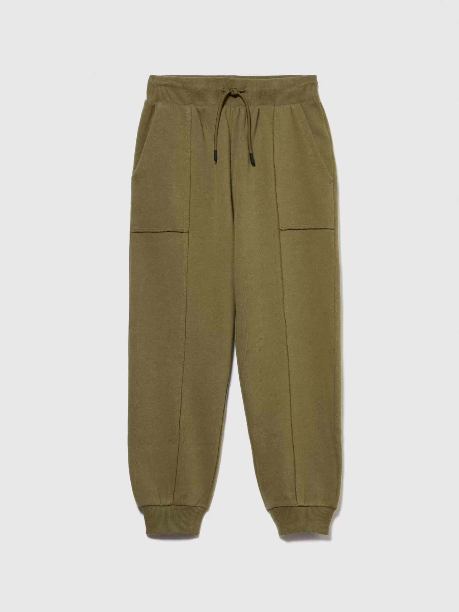 Pantaloni<Sisley Joggers over in felpa Verde Militare