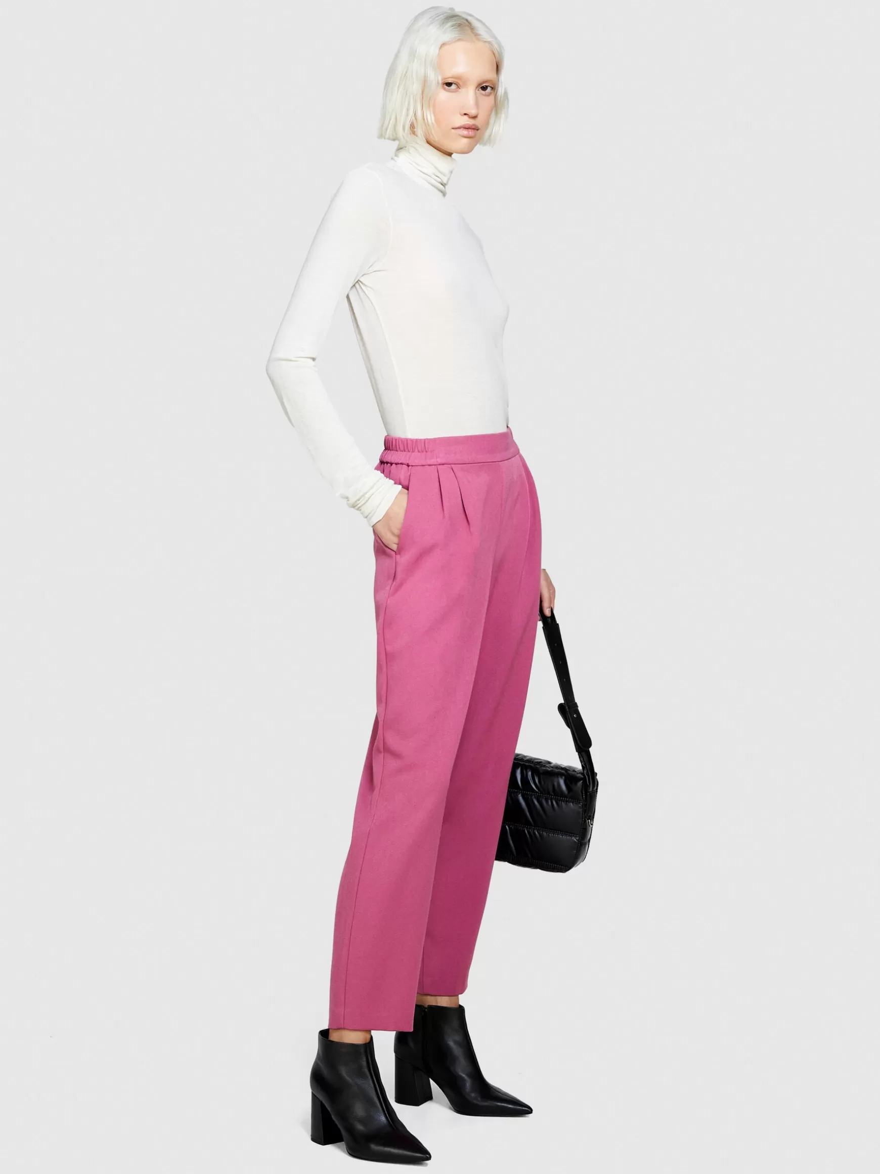 Pantaloni<Sisley Joggers regular fit Rosa