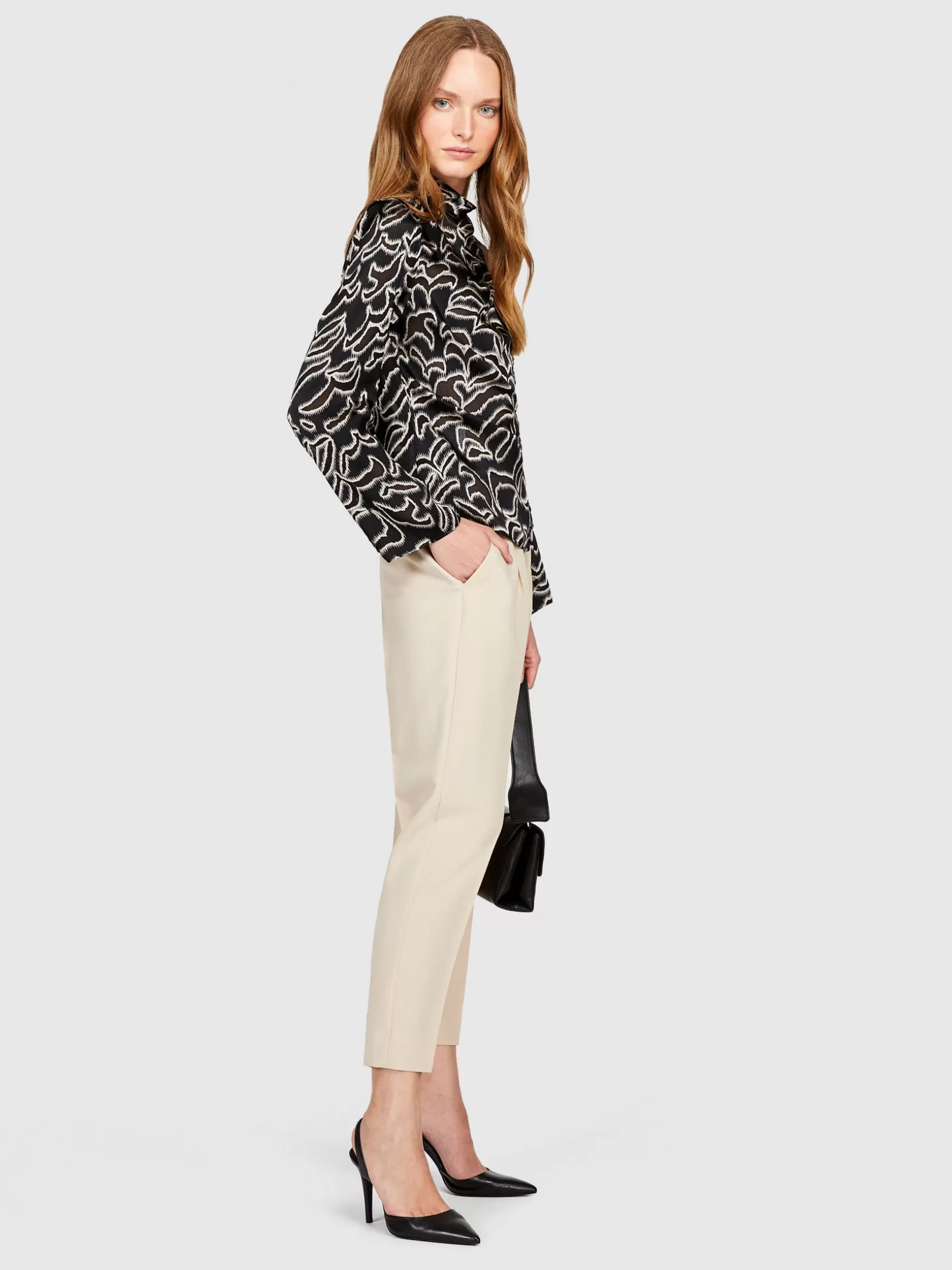 Pantaloni<Sisley Joggers tinta unita Beige