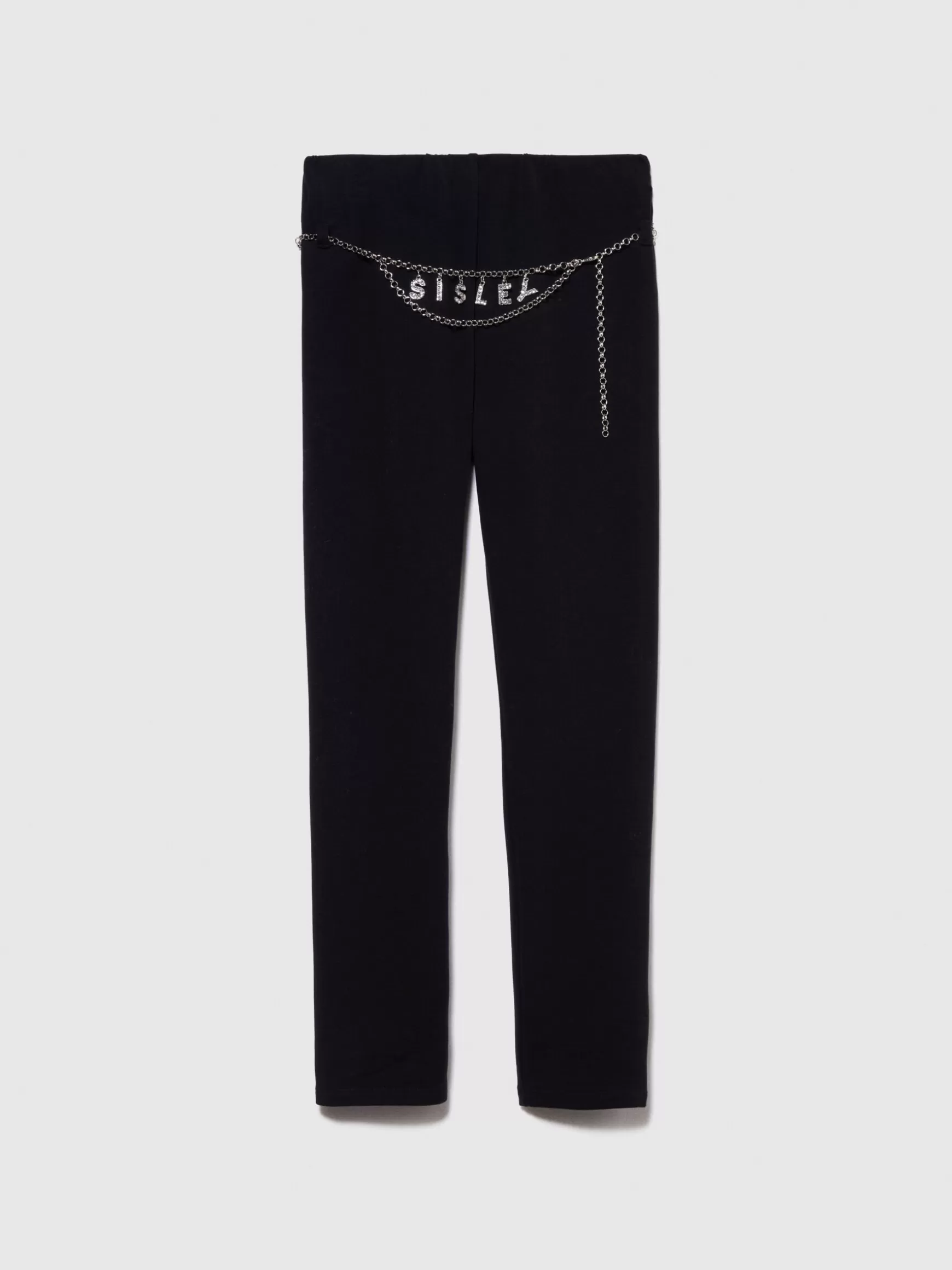 Pantaloni e Gonne<Sisley Leggings con cintura gioiello Nero