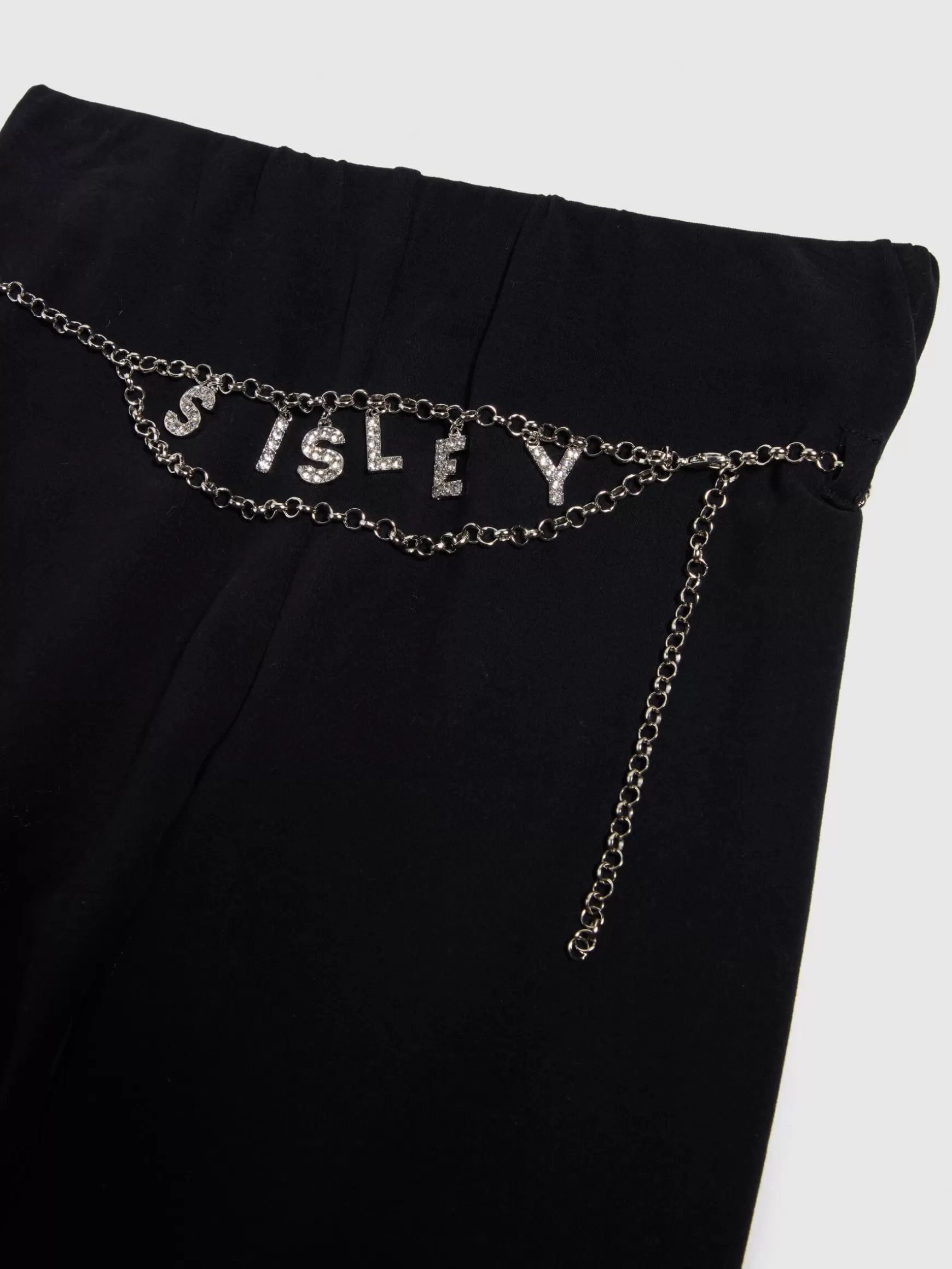 Pantaloni e Gonne<Sisley Leggings con cintura gioiello Nero