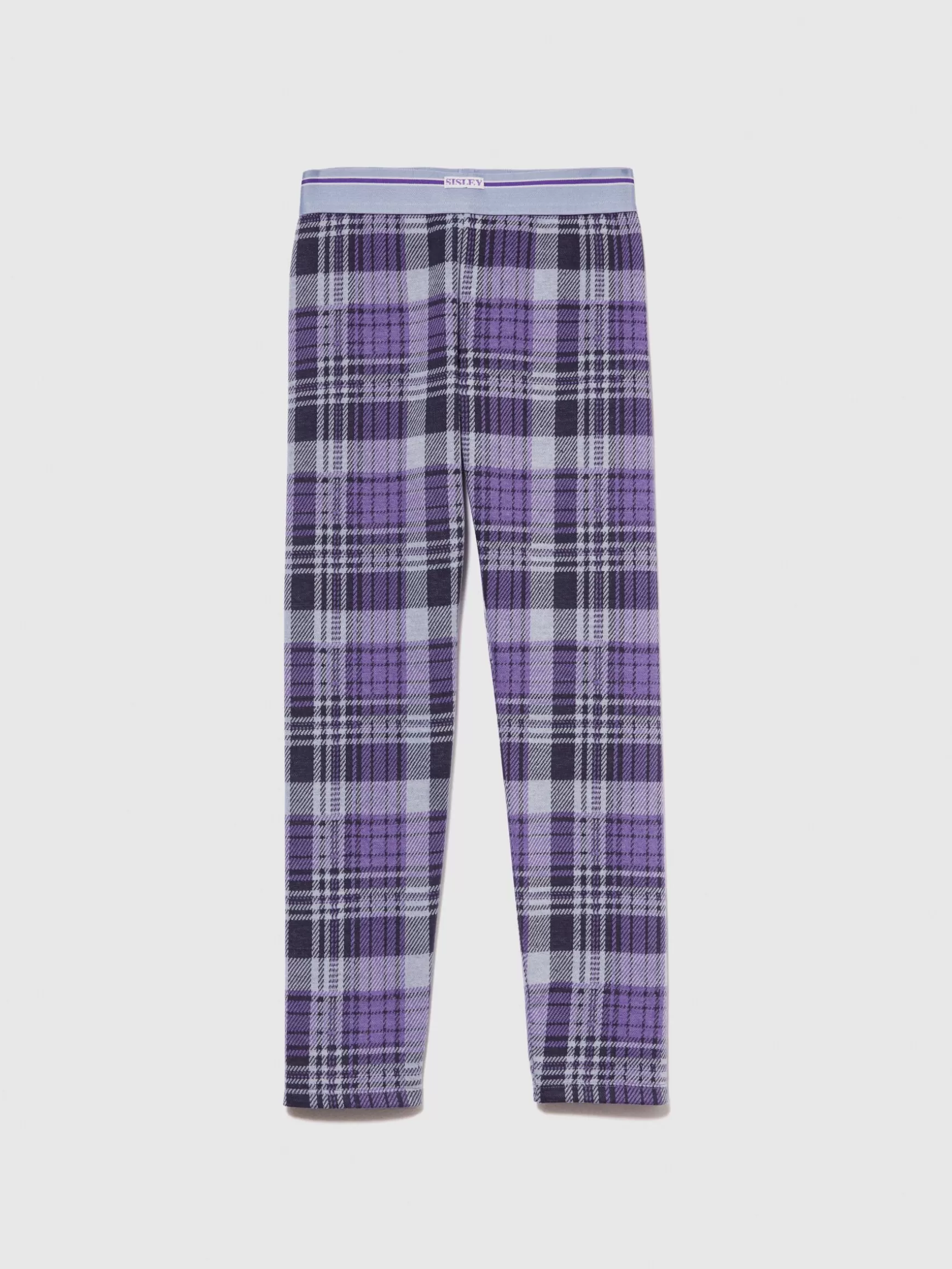 Pantaloni e Gonne<Sisley Leggings tartan Viola