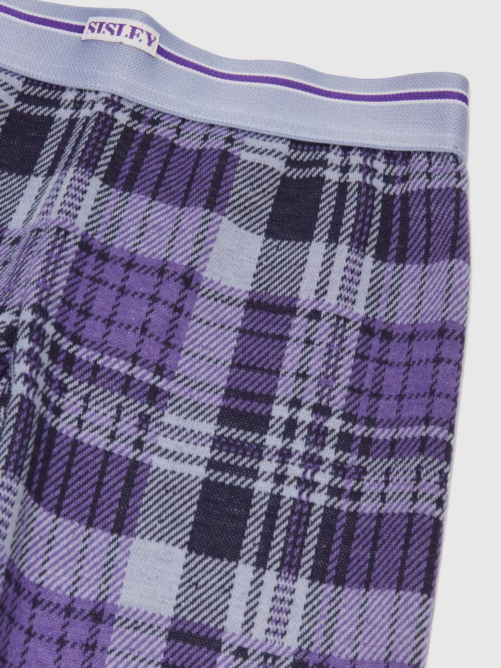 Pantaloni e Gonne<Sisley Leggings tartan Viola