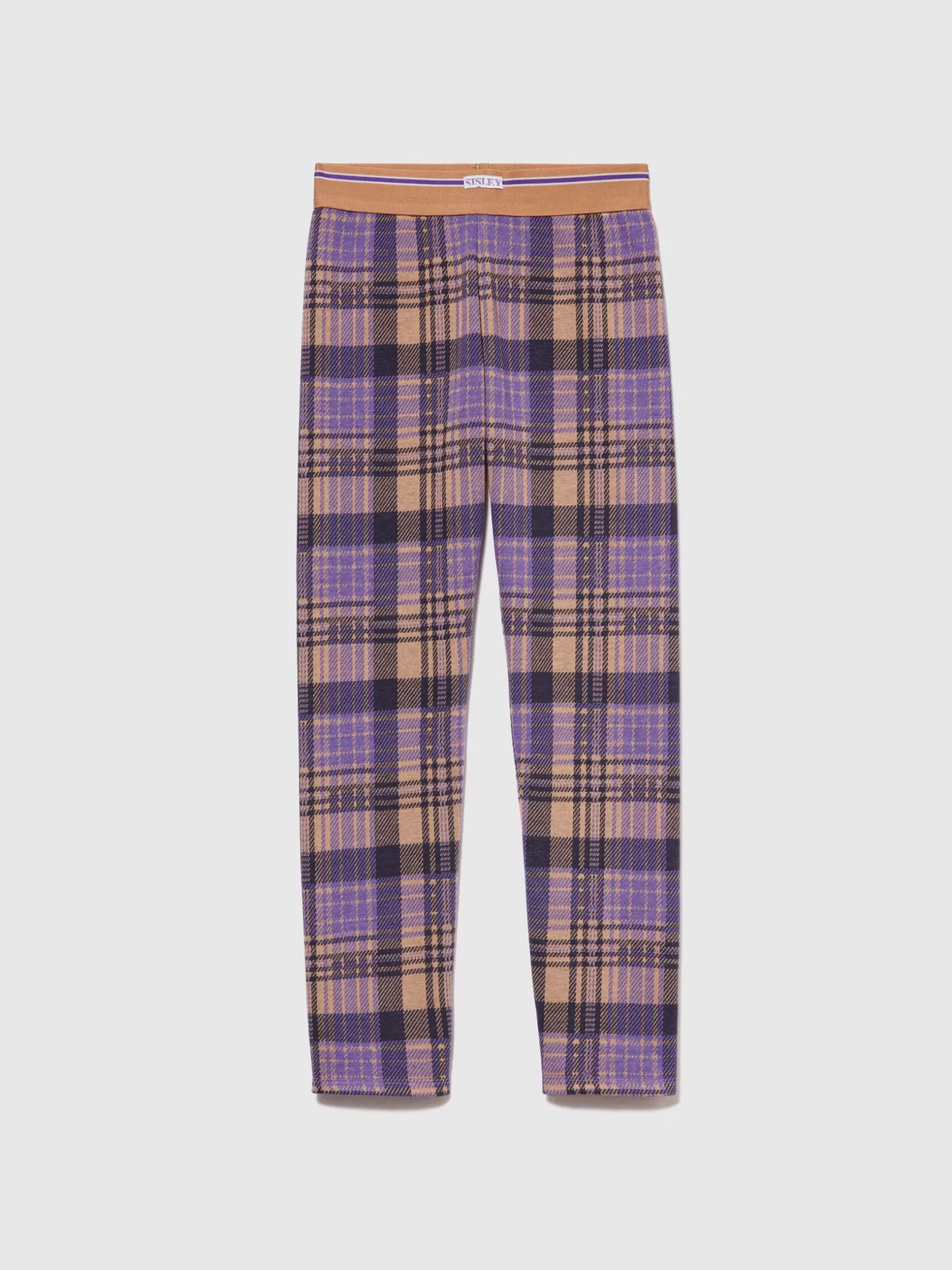 Pantaloni e Gonne<Sisley Leggings tartan Multi-color