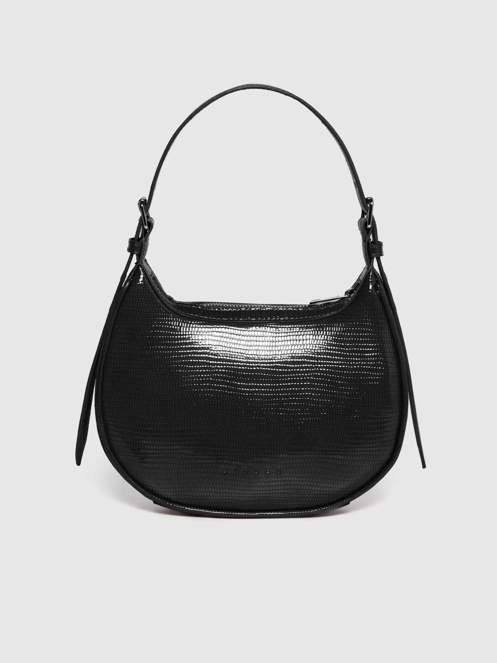 Borse<Sisley Mini borsa stampa lucertola Nero