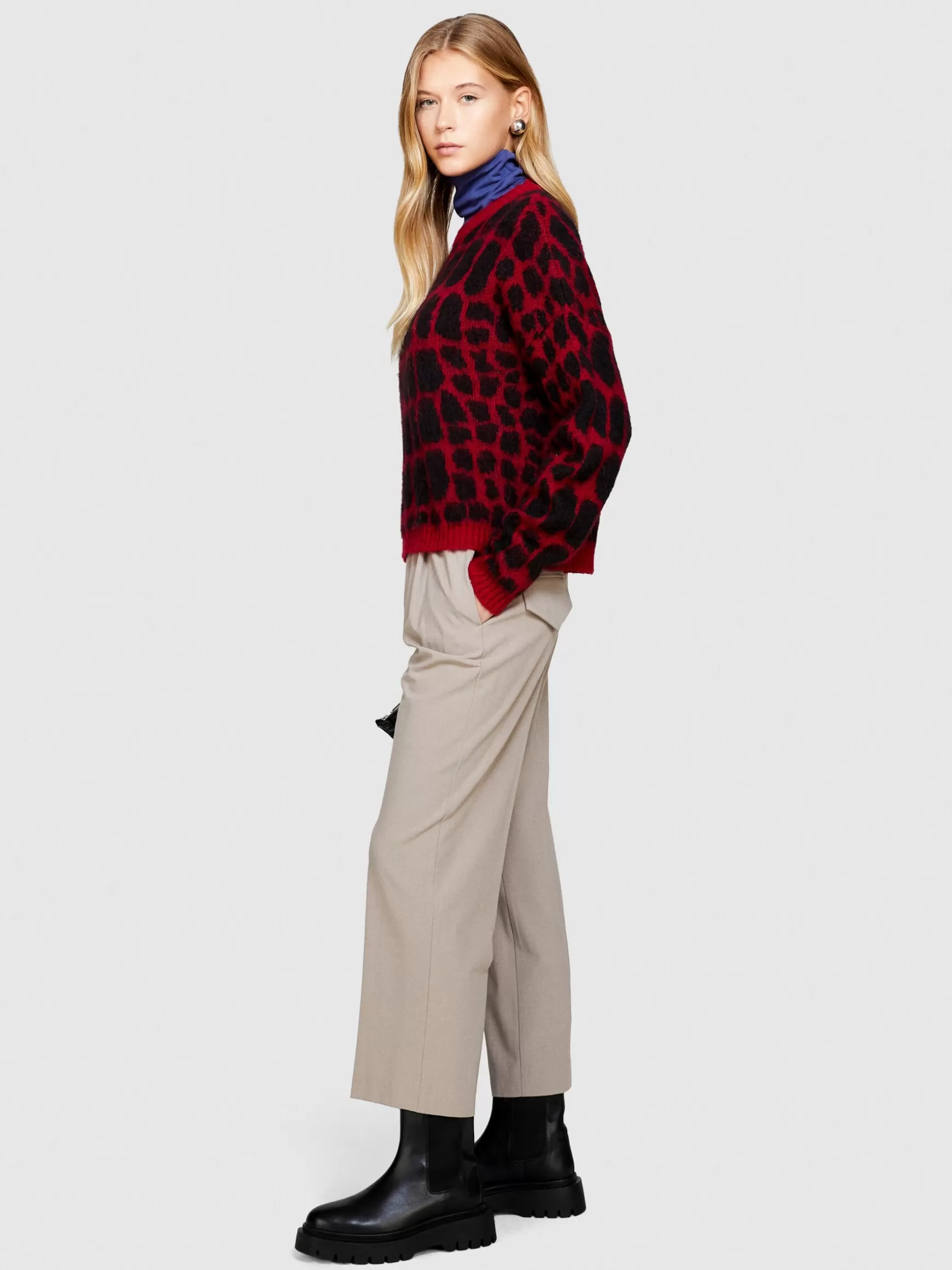 Pantaloni<Sisley Pantaloni cropped Tortora