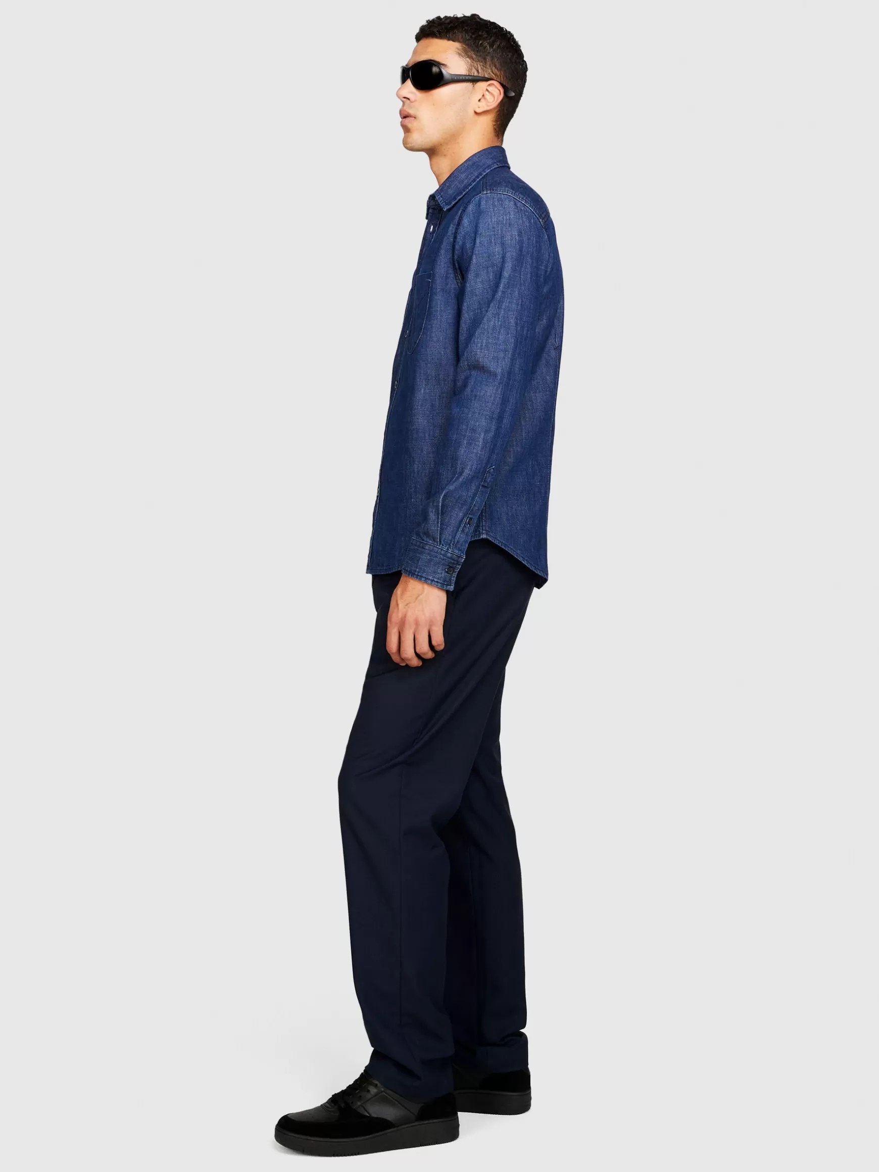 Pantaloni<Sisley Pantaloni slim comfort fit Blu Scuro