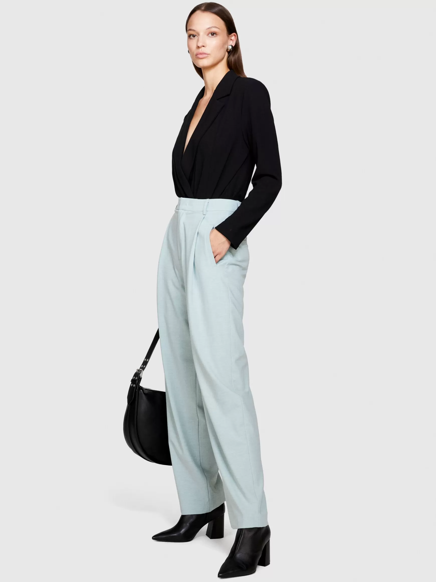 Pantaloni<Sisley Pantaloni wide leg Azzurro