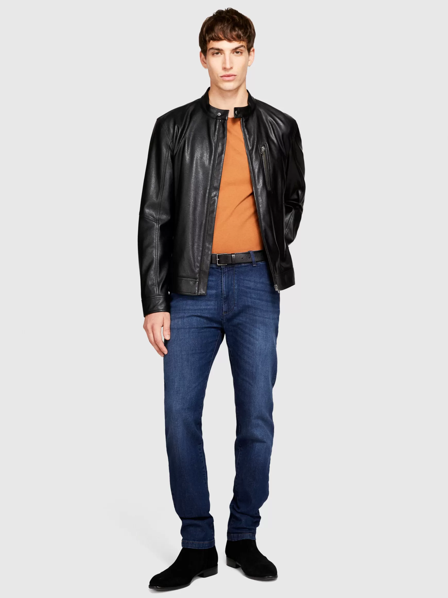 Sisley Pantaloni | Jeans< Chino Baltimora in denim >Uomo Pantaloni | Jeans