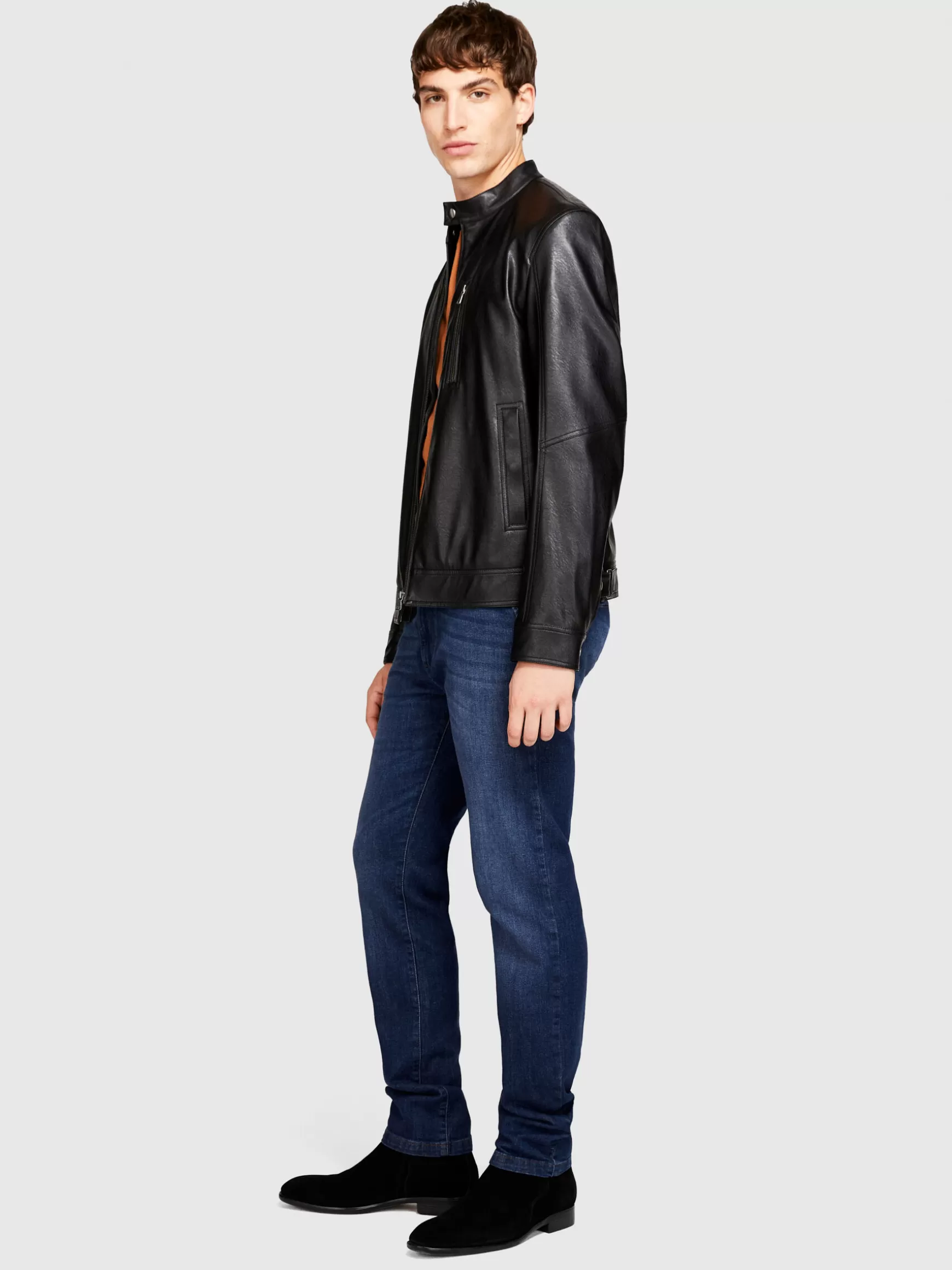 Sisley Pantaloni | Jeans< Chino Baltimora in denim >Uomo Pantaloni | Jeans