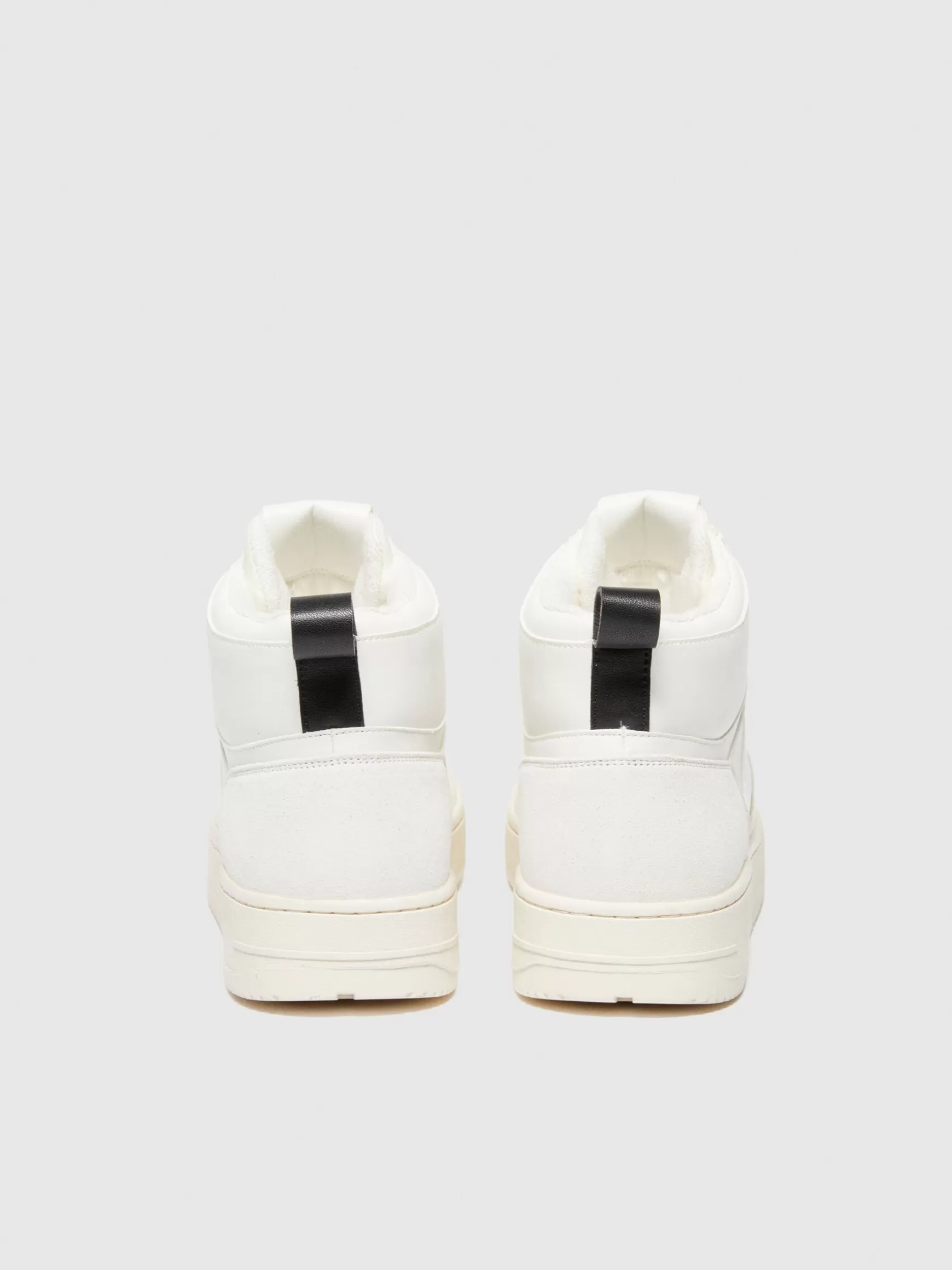 Scarpe | Scarpe<Sisley Sneakers alte unisex Bianco