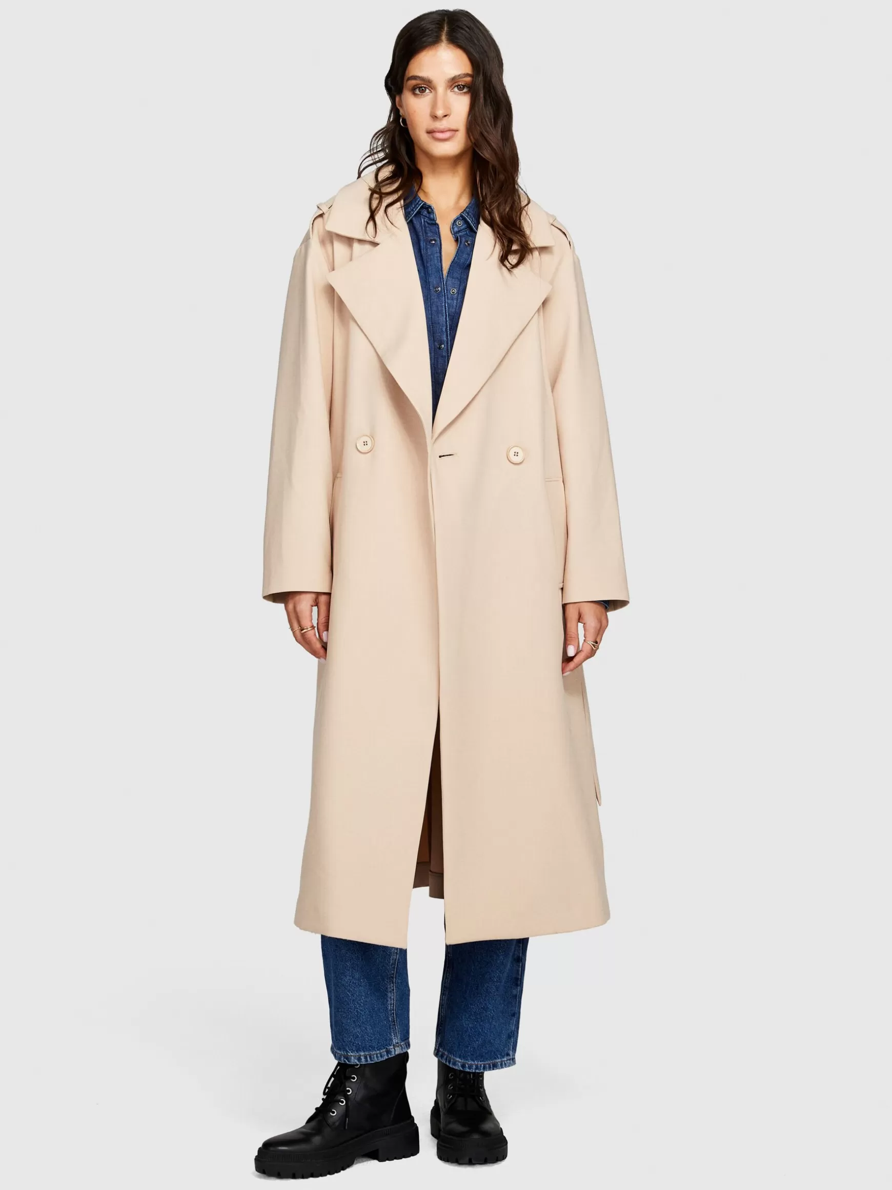 Giacche e Cappotti<Sisley Trench con fusciacca Beige