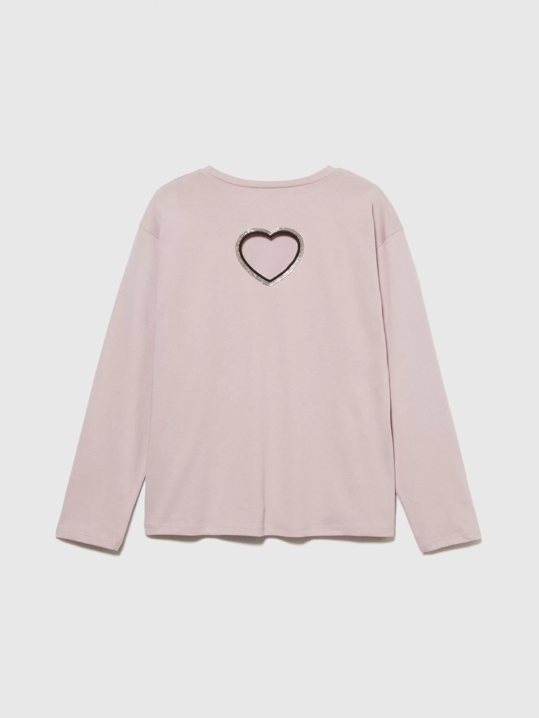 T-Shirt e Top<Sisley T-shirt con cuore cut-out Rosa