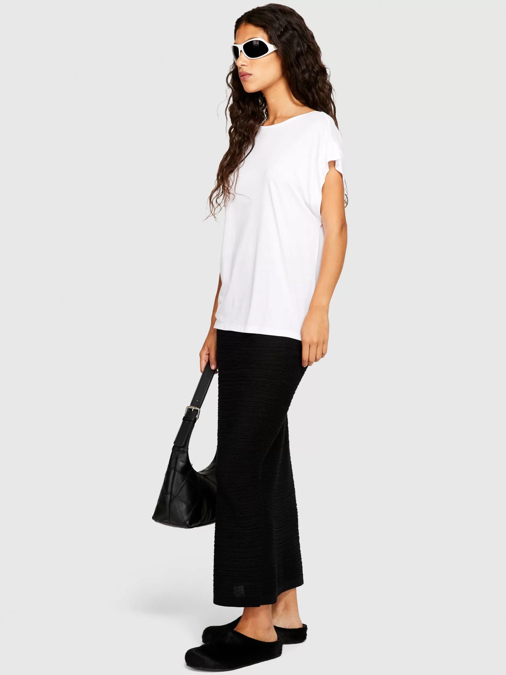 T-Shirt e Top<Sisley T-shirt con maniche a kimono Bianco