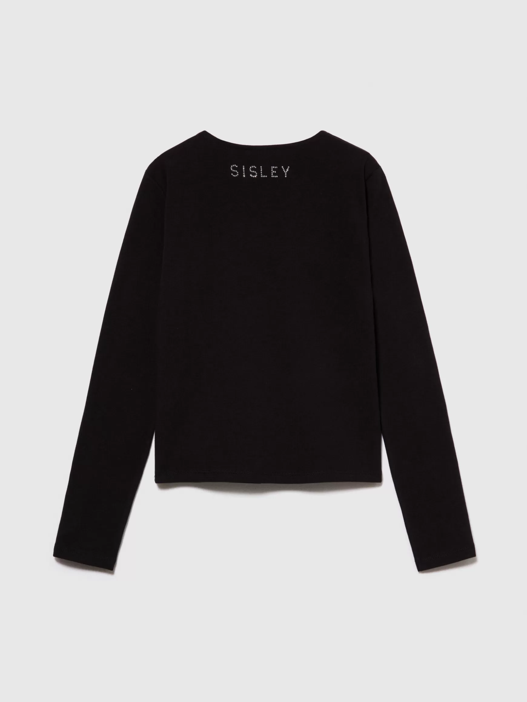 T-Shirt e Top<Sisley T-shirt con nodo Nero