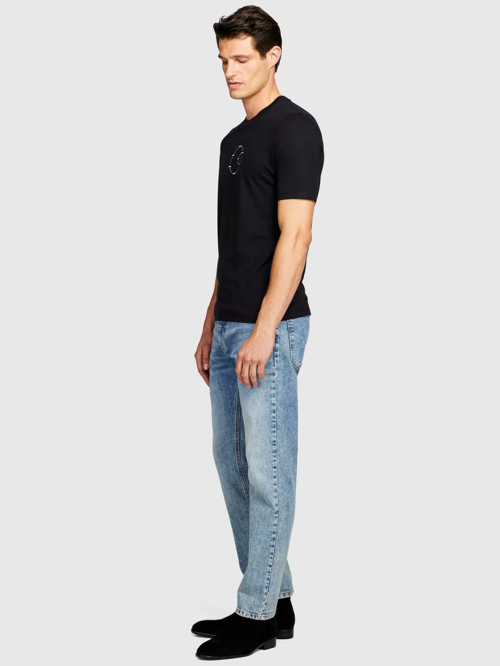 T-Shirt<Sisley T-shirt con stampa Nero