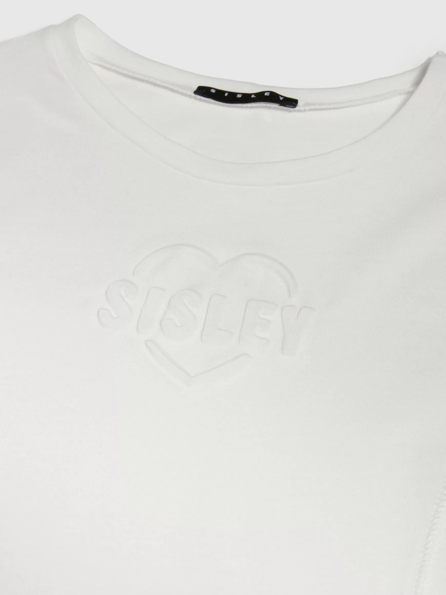 T-Shirt e Top<Sisley T-shirt con stampa a rilievo Bianco