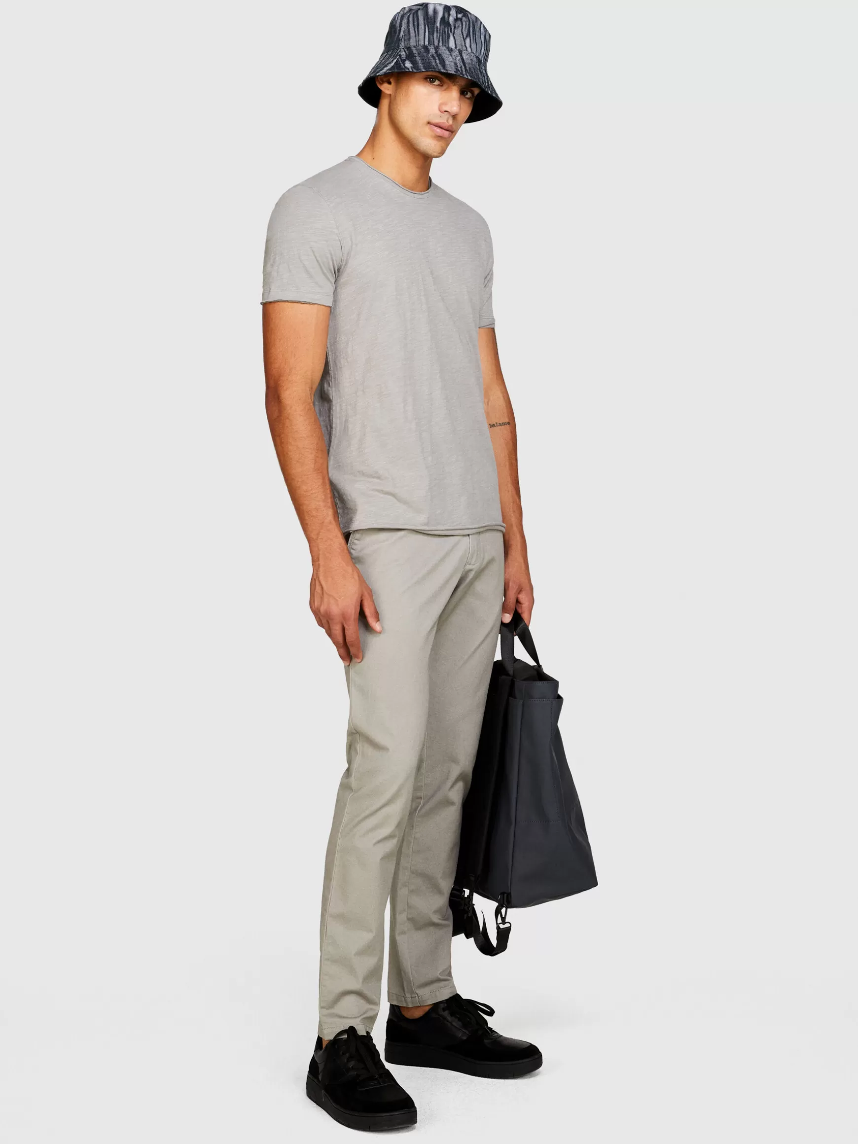 T-Shirt<Sisley T-shirt slim fit Grigio Chiaro